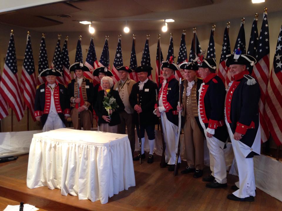 George washinton's luncheon picture with georgine stauffer 2014