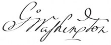 washington sign